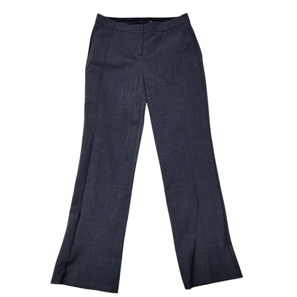 Theory Womens Gray Dress Pants‎ Size 2 Mid-Rise Professional Wool Blend - Picture 1 of 10